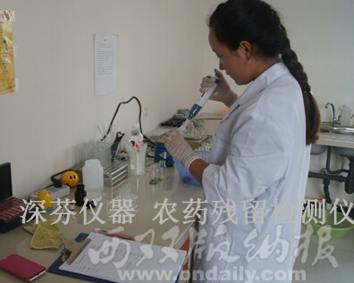 勐?？h加大蔬菜農(nóng)藥殘留檢測