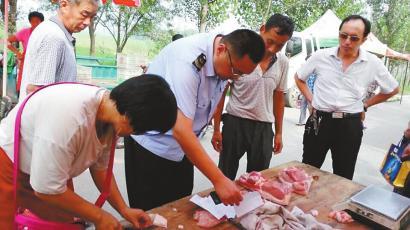 遏制病害肉、注水肉進入市場